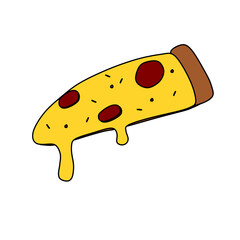 illustration of a slice of pizza