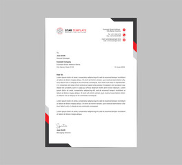 Modern Creative and Clean business style letterhead of your corporate project design. Stationery, Letterhead, Letter head, Vector illustration