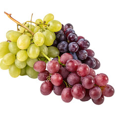 Fototapeta premium bunch of grapes isolated on white background