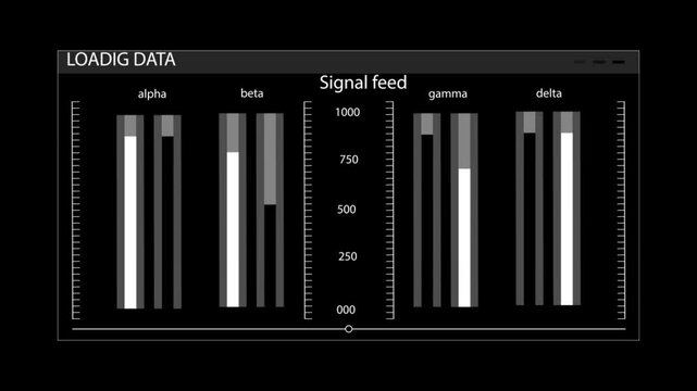 Universal Technology Line and frame Video overlay Futuristic HUD Head up display interface template with basic geometry line element. Video template widescreen aspect ratio