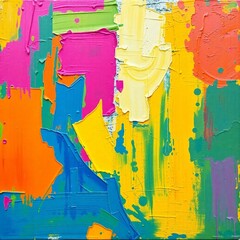 grunge background with colorful paint