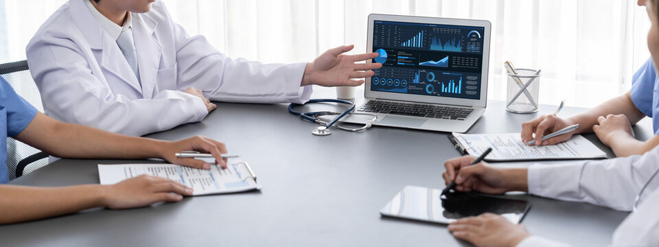 Business data dashboard provide business intelligence analytic for marketing strategy planning brisk with big data set to analyze customer demands and foreseeing business future