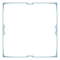 Obraz premium Elegant Ornamental Border Frame with Vintage Design