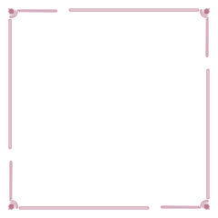 Elegant Ornamental Border Frame with Vintage Design