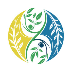 Naklejka premium Minimal Hummingbird Logo Design