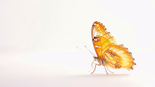 butterfly isolated on white background on an isolated white background, object focused, png, stock image, hd quality, 