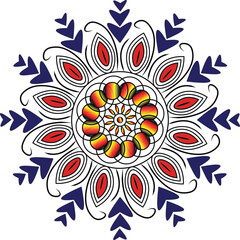 abstract floral ornament