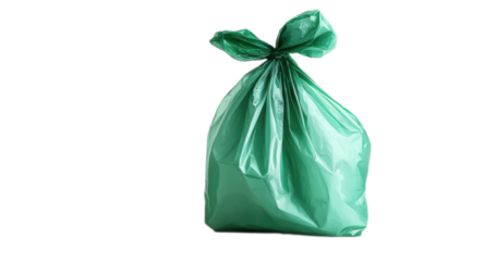 Green Plastic Garbage Bag Designed Specifically for Efficient Waste Disposal and Management
