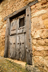 Old wooden door in Frias