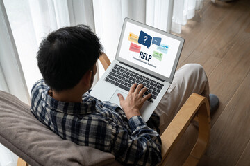 Help screen on the website provide answer to FAQ frequently asked question snugly with knowledge...
