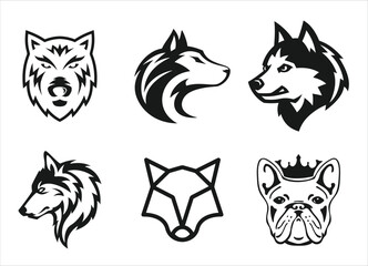 dogs cat pets care logo design	