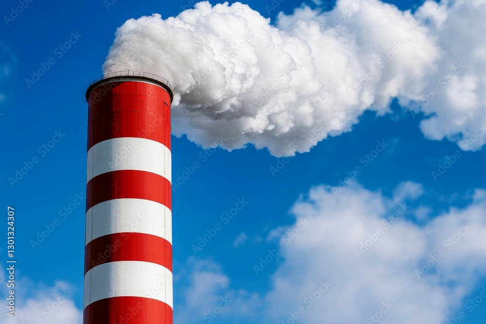 Aufkleber a scientist analyzing the effects of exhaust fumes on urban air quality using digital data projectio