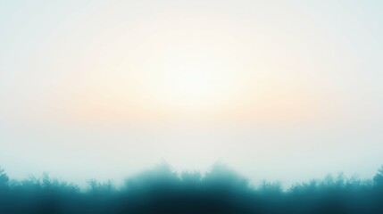 Obraz premium Tranquil foggy landscape with soft gray tones for calm and serene design