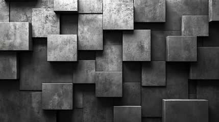 Closeup of gradient gray urban wall texture, modern pattern for wallpaper, minimal geometric style.