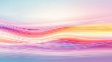 Obraz premium abstract wave background with soft sky and dreamy colors