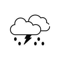Storm  Vector icon