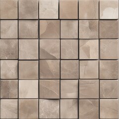 A collection of square tiles with a subtle beige and tan color palette, featuring smooth and textured finishes, Ideal for interior design projects, flooring, or wall decorations,