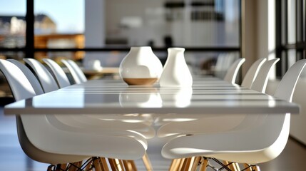 Modern Office Brainstorming Session with Natural Lighting