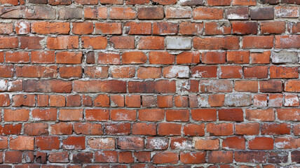 Fototapeta premium A brick wall with a few holes in it