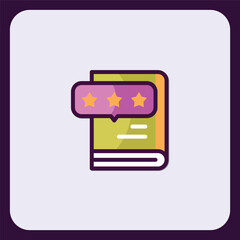 Five-Star Book Review: High-Quality eBook Feedback Icon