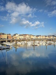 Fototapeta premium Dieppe Hafen Normandie 