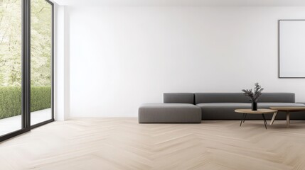 Simple interior space design