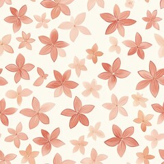 Obraz premium Pink flower pattern design