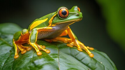 Exquisite Golden-Eyed Leaf Frog for Nature Enthusiasts: Cruziohyla Calcarifer Green