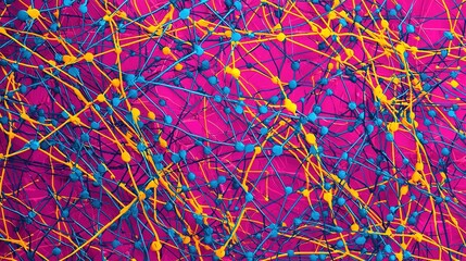 Colorful data visualization of big data network patterns abstract background digital art creative tech environment