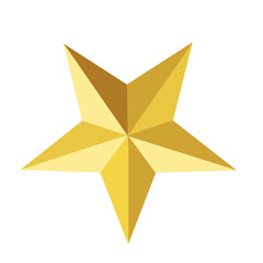 Obraz premium gold star