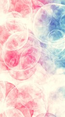 Fototapeta premium Dreamy Bubbles: A Pastel Fantasy