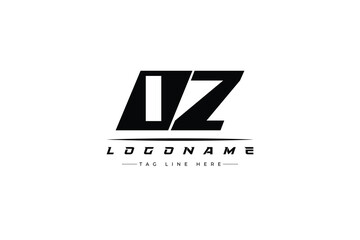 OZ racer logo. Racing logo design for racing, driving and car or motorsport.
