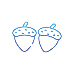 Acorn  Vector icon