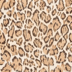 Seamless patterned texture of animal skin, animal print.