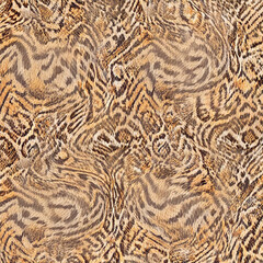 Seamless patterned texture of animal skin, animal print.