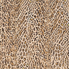 Seamless patterned texture of animal skin, animal print.