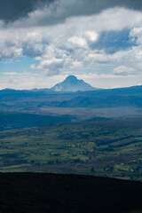 Fototapeta premium Quilindaña volcano in the Andes of Ecuador