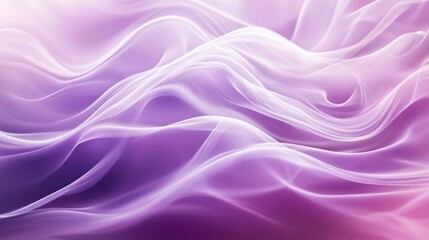Fototapeta premium The flowing purple and white abstract image creates ethereal beauty
