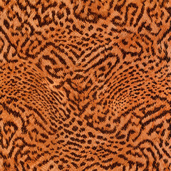 Seamless patterned texture of animal skin, animal print.