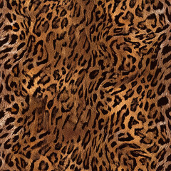 Seamless patterned texture of animal skin, animal print.