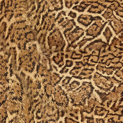 Seamless patterned texture of animal skin, animal print.