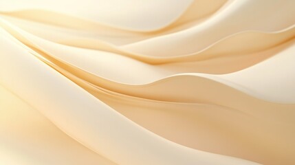 Obraz premium Flowing fabric forms a soft and elegant light background design