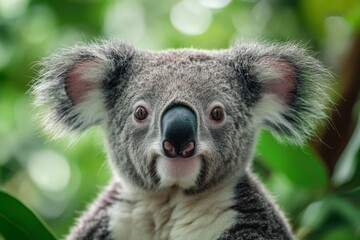 Fototapeta premium Adorable Koala Close-Up Portrait
