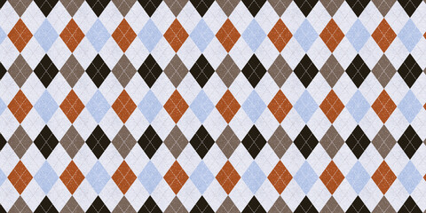 Argyle Pattern Vintage Style