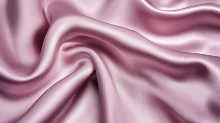 Obraz premium A Smooth Pink Silk Fabric Displaying Elegant Gentle Soft Drapes