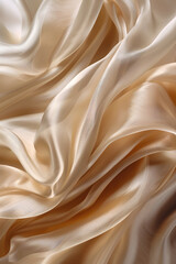 Obraz premium Luxurious Silk Fabric Displaying Elegance and Timeless Beauty with Smooth and Delicate Fibers