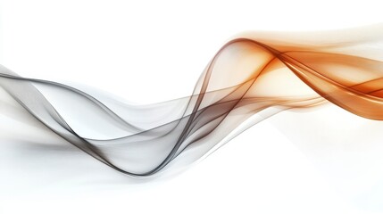 Naklejka premium Abstract flowing lines. Graphic design background with smooth transitions, possible for website header or presentation slides