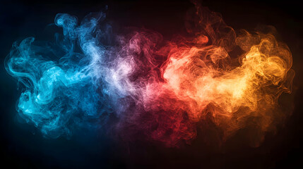 Fototapeta premium Colorful Smoke Abstract Background