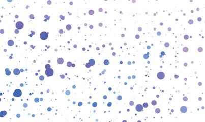 Abstract Blue and White Cloud-Like Shapes in a Layered Pattern Background