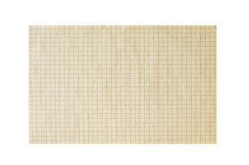 Checkered sheet of paper with white borders , background. PNG on a transparent background